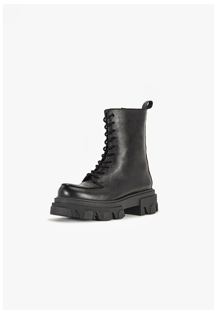 Stiefeletten Inuovo Stiefelette Leder Schwarz