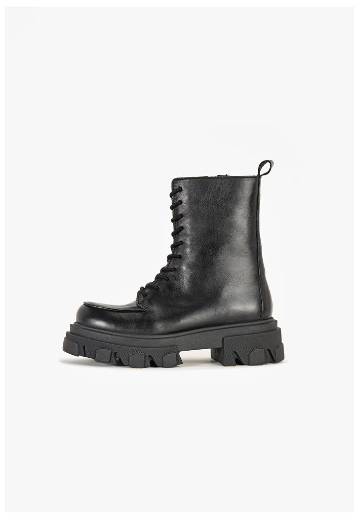 Stiefeletten Inuovo Stiefelette Leder Schwarz