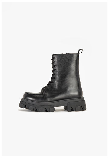 Stiefeletten Inuovo Stiefelette Leder Schwarz