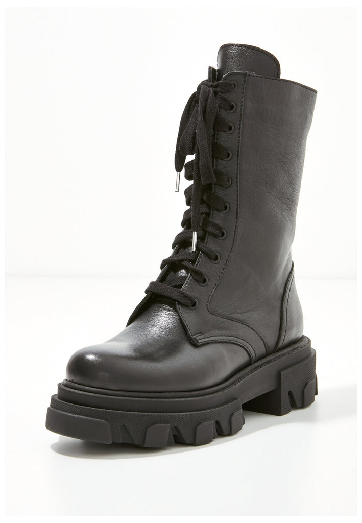 Stiefeletten Inuovo Stiefelette Leder Schwarz