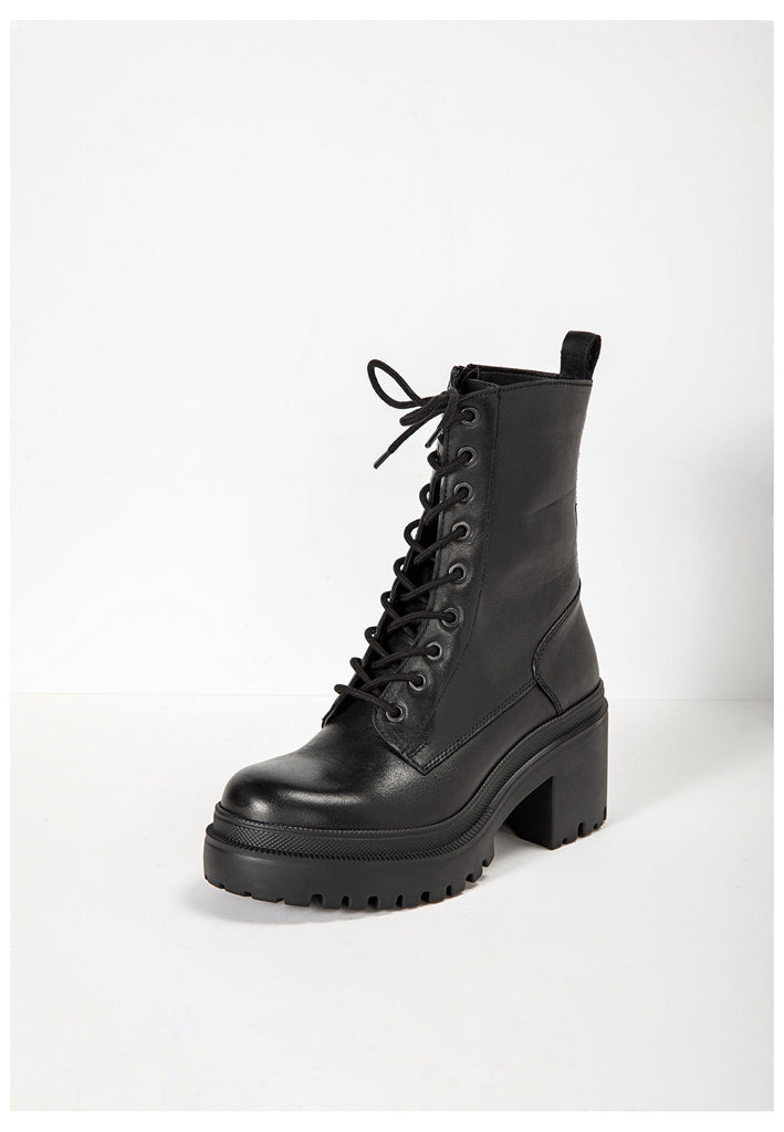 Stiefeletten Inuovo Stiefelette Leder Schwarz