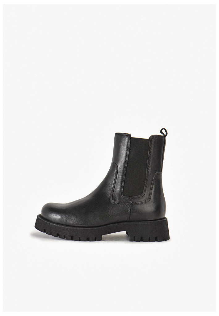 Stiefeletten Inuovo Stiefelette Leder Schwarz