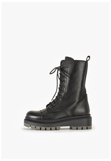 Stiefeletten Inuovo Stiefelette Leder Schwarz