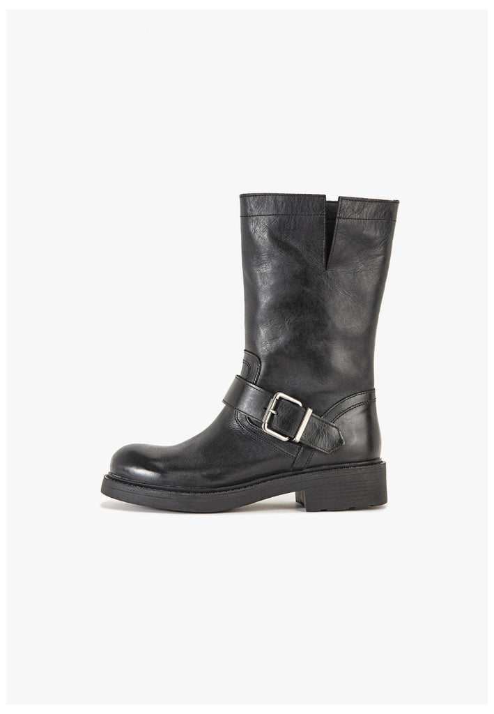 Stiefeletten Inuovo Stiefelette Leder Schwarz