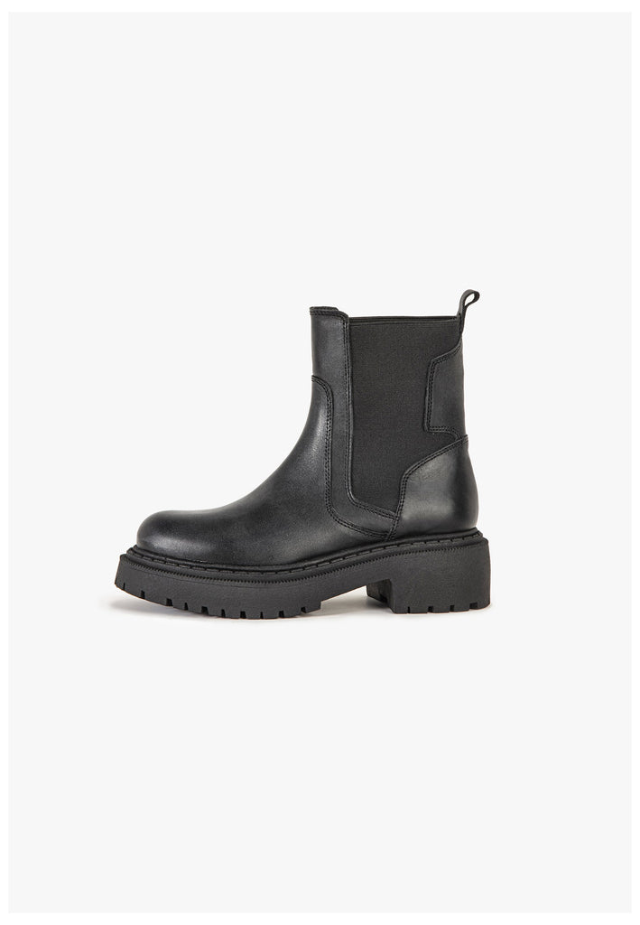 Stiefeletten Inuovo Stiefelette Leder Schwarz