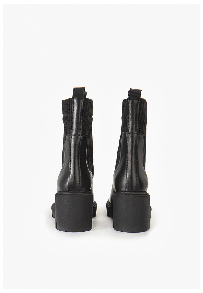 Stiefeletten Inuovo Stiefelette Leder Schwarz