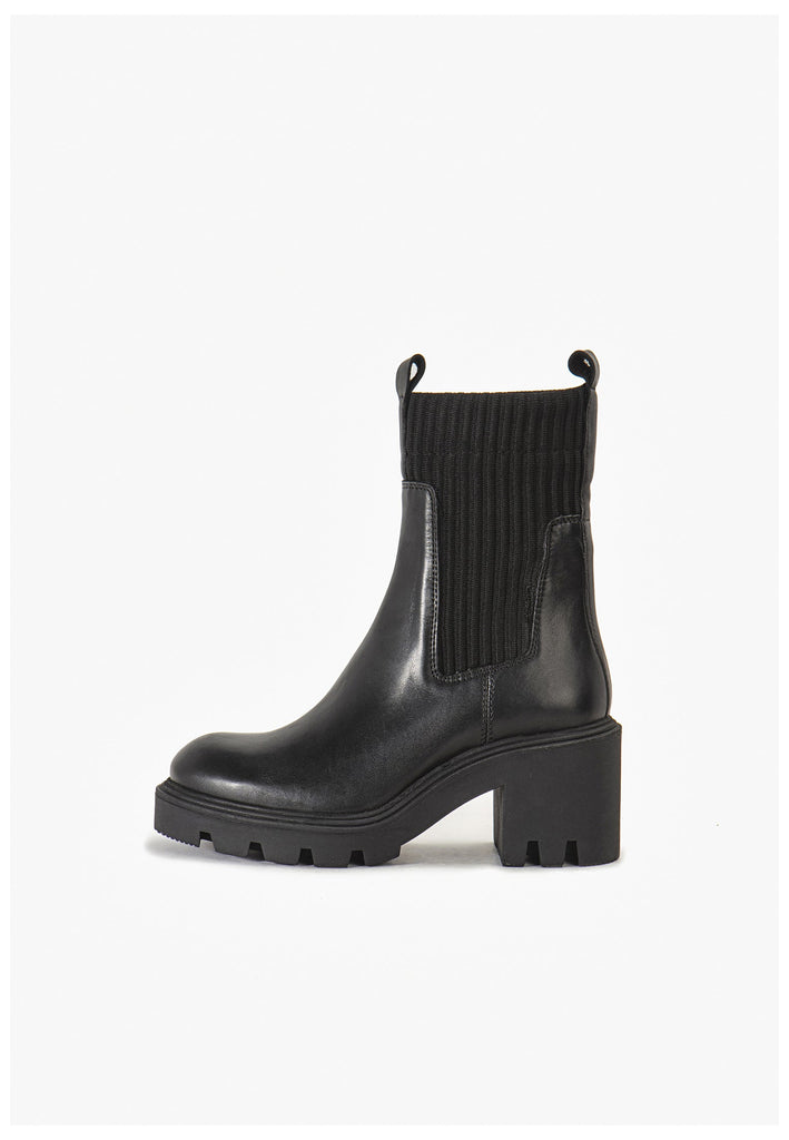 Stiefeletten Inuovo Stiefelette Leder Schwarz