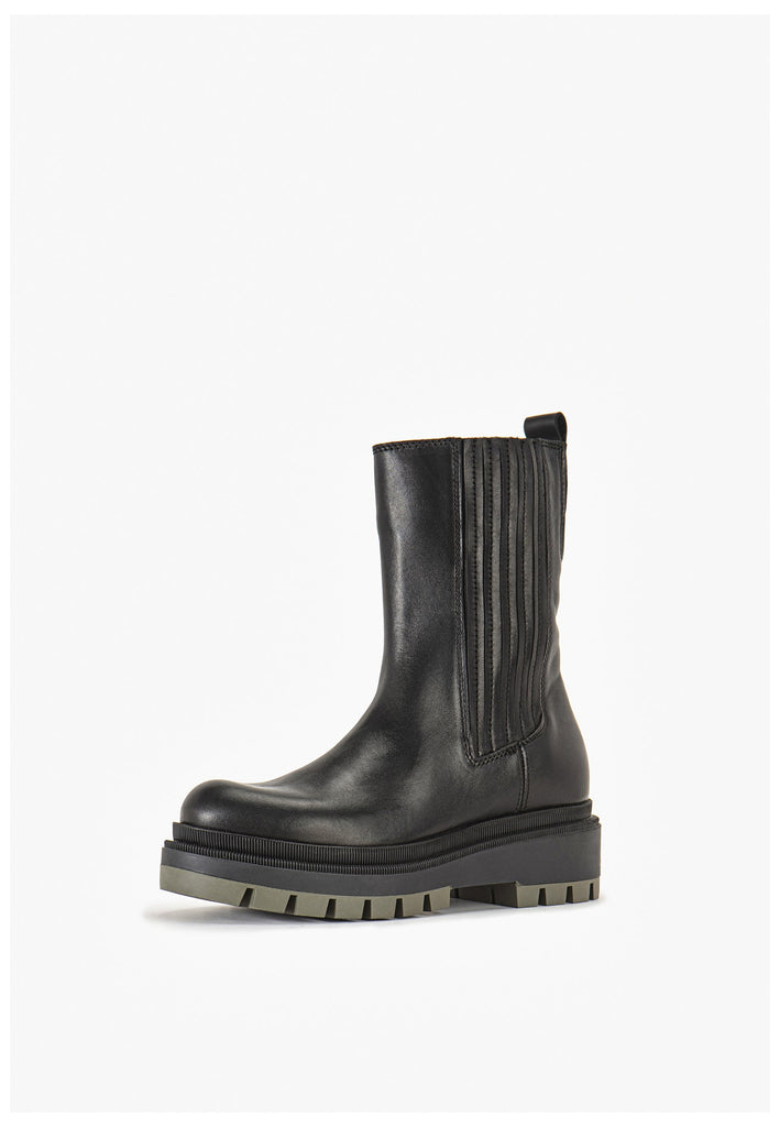 Stiefeletten Inuovo Stiefelette Leder Schwarz