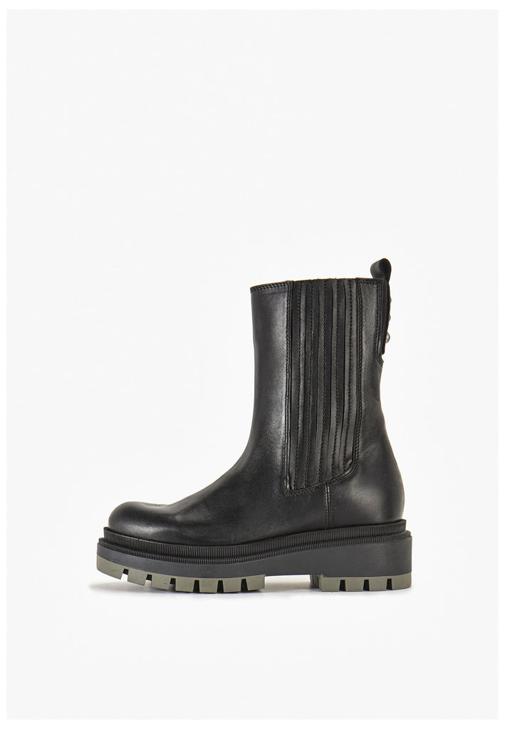 Stiefeletten Inuovo Stiefelette Leder Schwarz