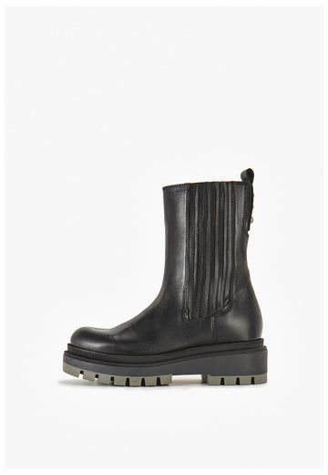 Stiefeletten Inuovo Stiefelette Leder Schwarz