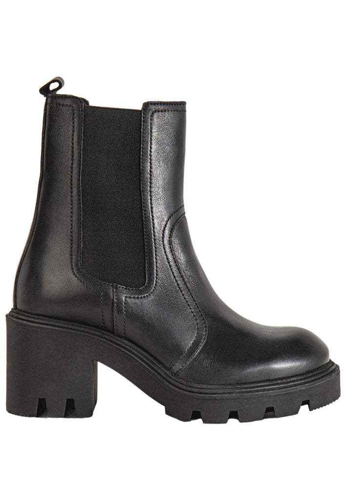 Stiefeletten Inuovo Stiefelette Leder Schwarz