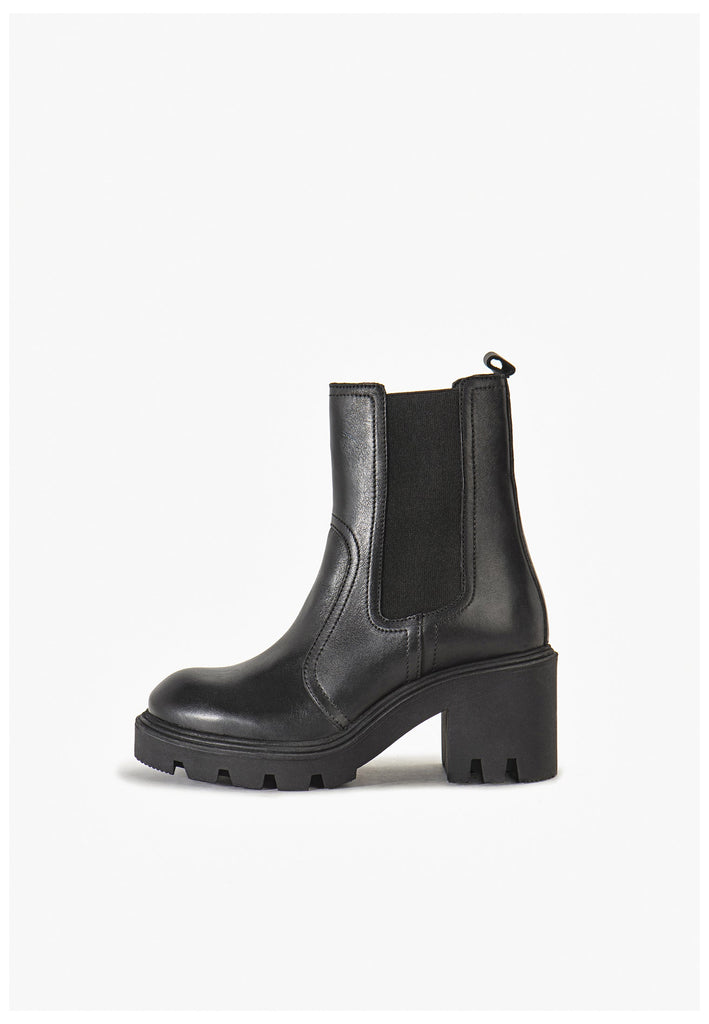 Stiefeletten Inuovo Stiefelette Leder Schwarz