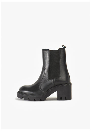 Stiefeletten Inuovo Stiefelette Leder Schwarz