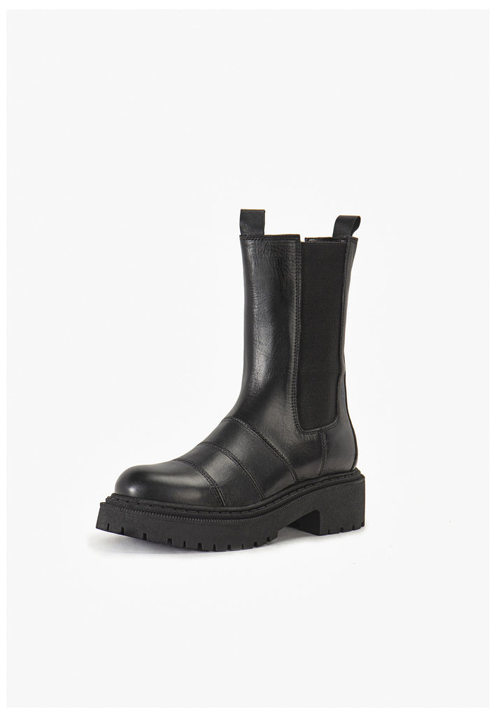 Stiefeletten Inuovo Stiefelette Leder Schwarz