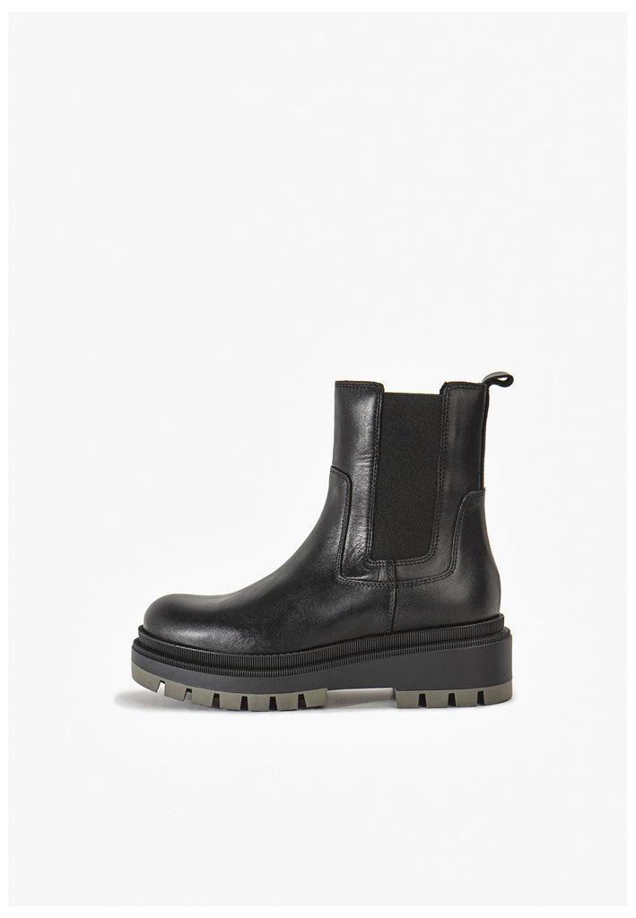 Stiefeletten Inuovo Stiefelette Leder Schwarz