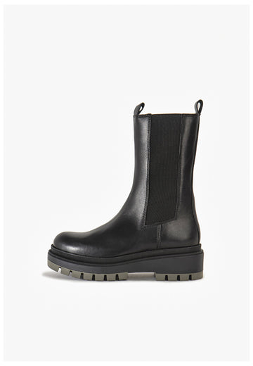 Stiefeletten Inuovo Stiefelette Leder Schwarz