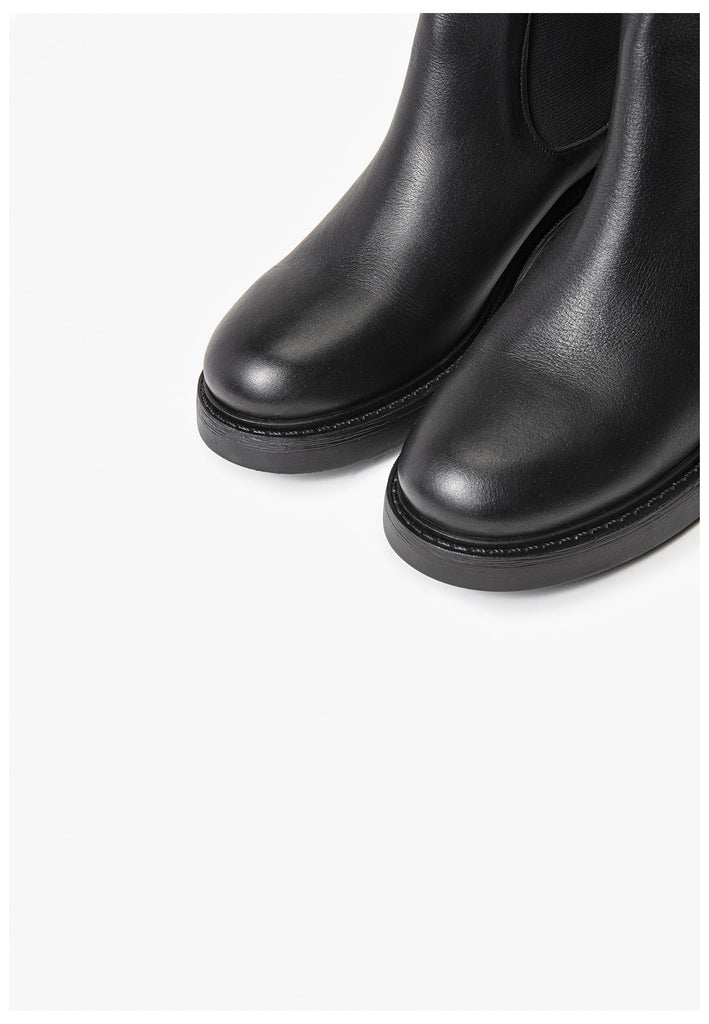 Stiefeletten Inuovo Stiefelette Leder Schwarz