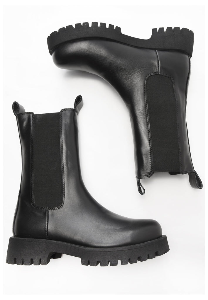 Stiefeletten Inuovo Stiefelette Leder Schwarz