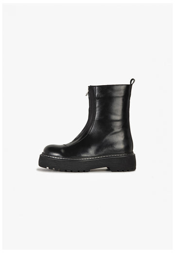 Stiefeletten Inuovo Stiefelette Leder Schwarz