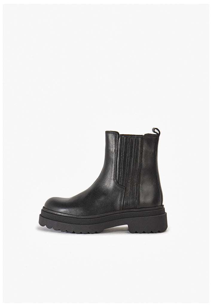 Stiefeletten Inuovo Stiefelette Leder Schwarz