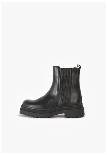 Stiefeletten Inuovo Stiefelette Leder Schwarz