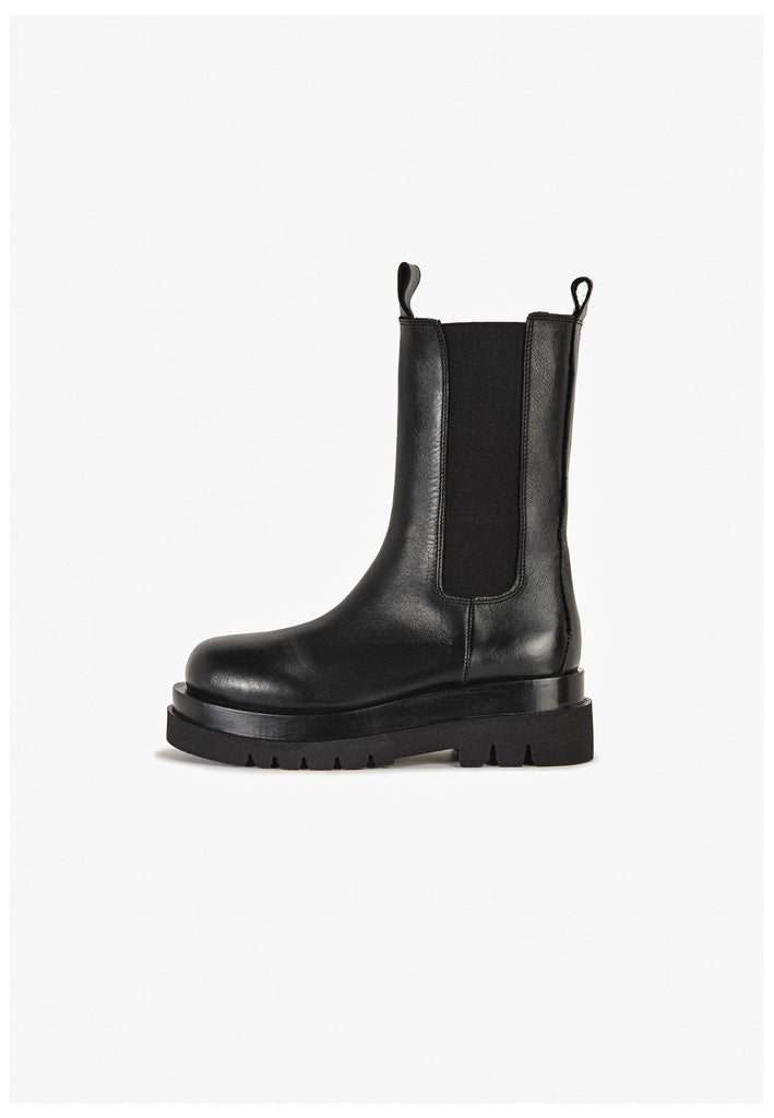 Stiefeletten Inuovo Stiefelette Leder Schwarz