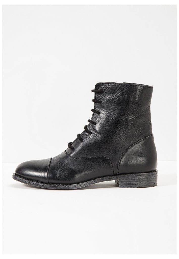 Stiefeletten Inuovo Stiefelette Leder Schwarz
