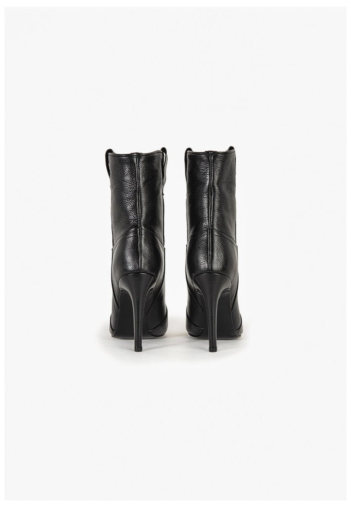 Stiefeletten Inuovo Stiefelette Leder Schwarz