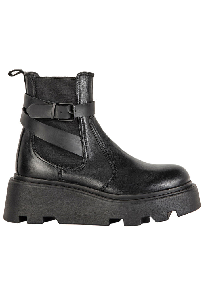 Stiefeletten Inuovo Stiefelette Leder Schwarz