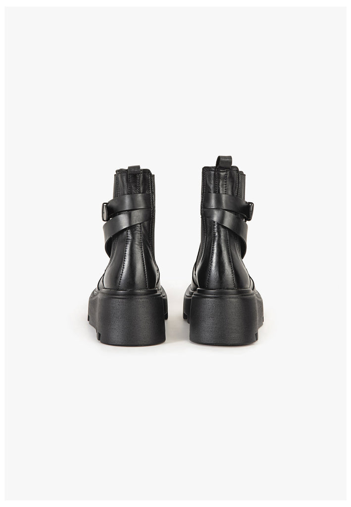 Stiefeletten Inuovo Stiefelette Leder Schwarz