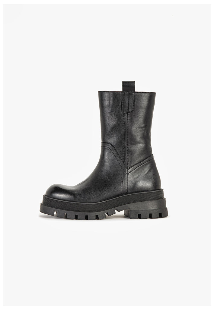 Stiefeletten Inuovo Stiefelette Leder Schwarz