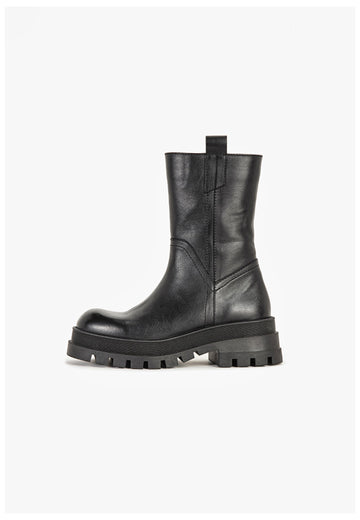 Stiefeletten Inuovo Stiefelette Leder Schwarz