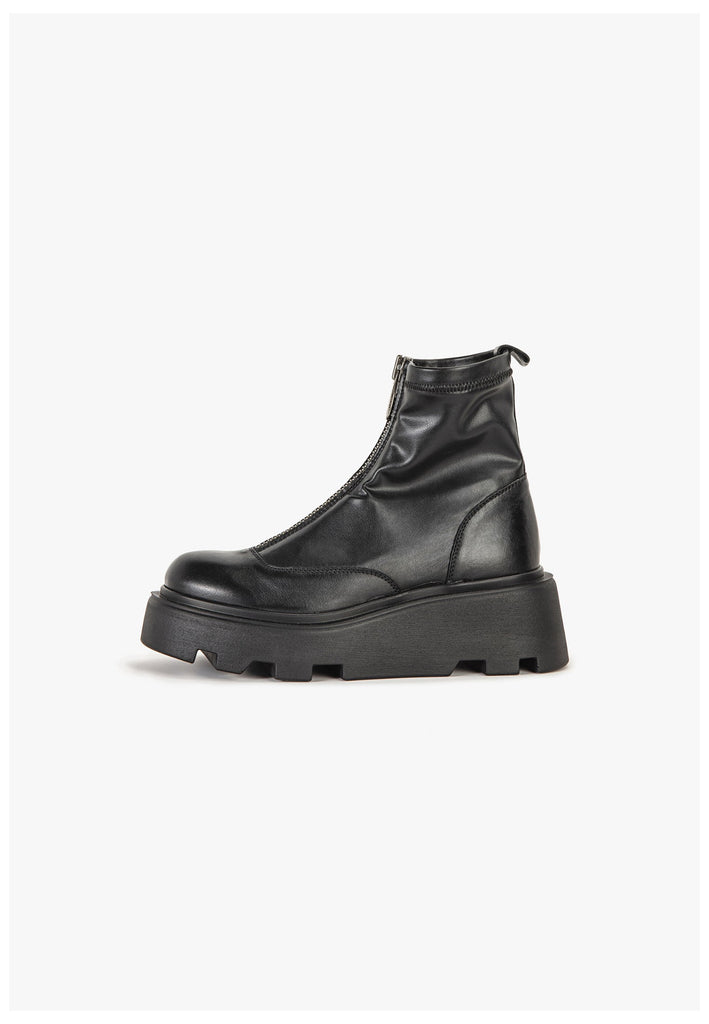 Stiefeletten Inuovo Stiefelette Leder Schwarz