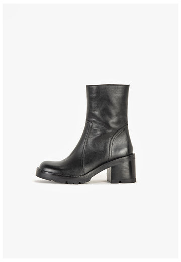 Stiefeletten Inuovo Stiefelette Leder Schwarz