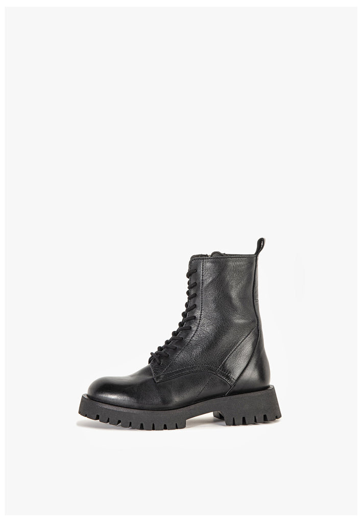 Stiefeletten Inuovo Stiefelette Leder Schwarz