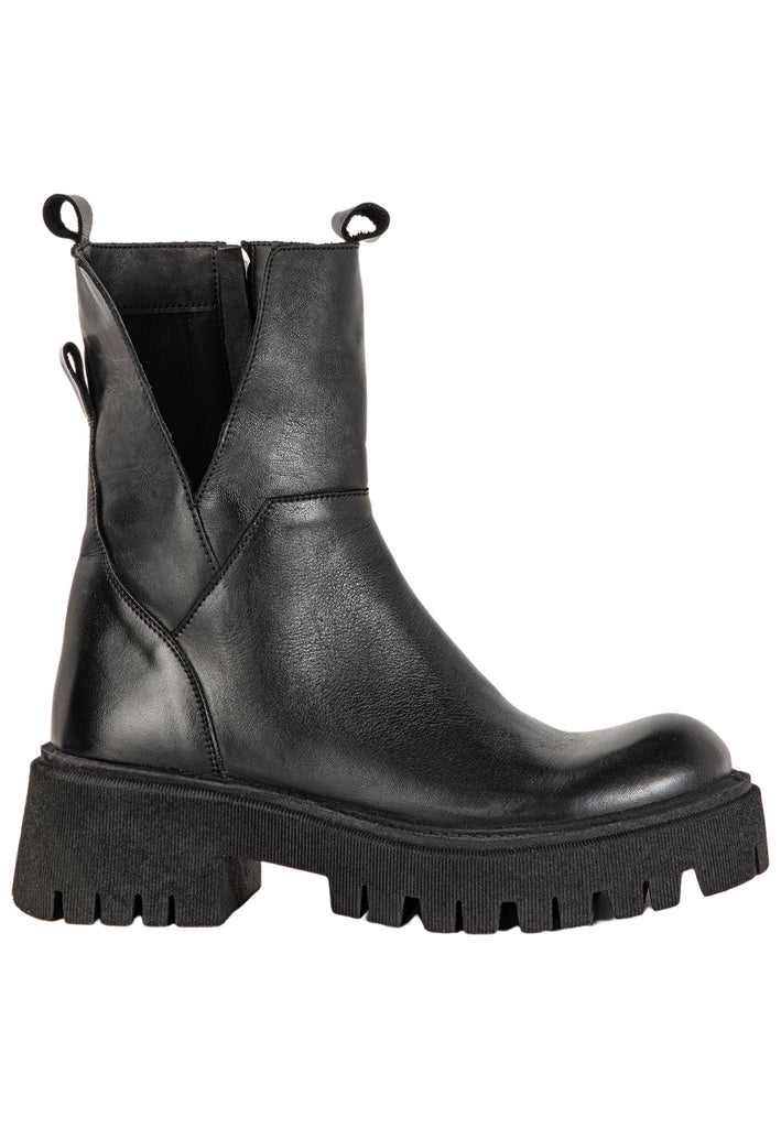 Stiefeletten Inuovo Stiefelette Leder Schwarz