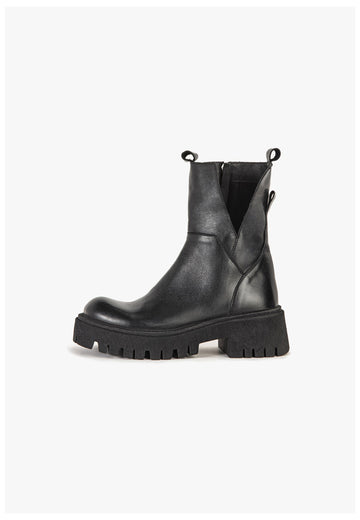 Stiefeletten Inuovo Stiefelette Leder Schwarz