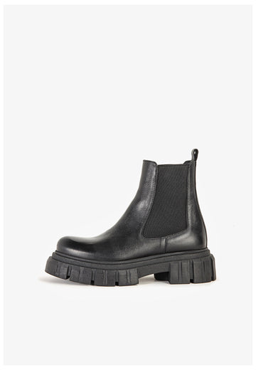 Stiefeletten Inuovo Stiefelette Leder Schwarz