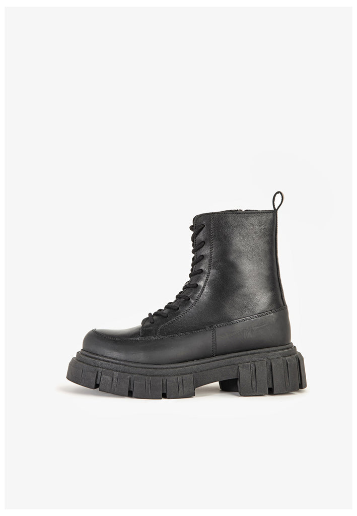 Stiefeletten Inuovo Stiefelette Leder Schwarz