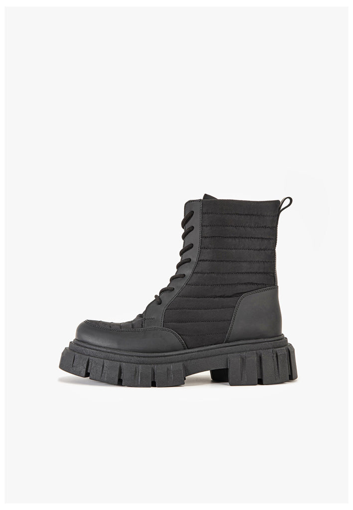 Stiefeletten Inuovo Stiefelette Leder Schwarz