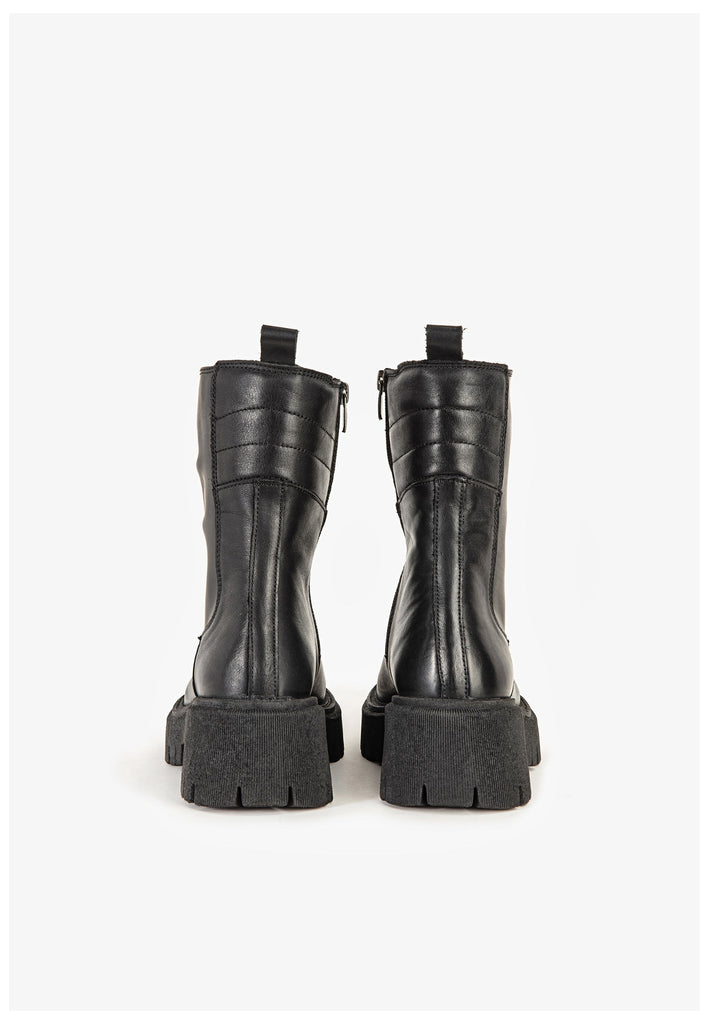 Stiefeletten Inuovo Stiefelette Leder Schwarz