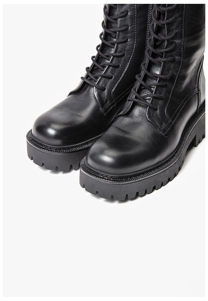 Stiefeletten Inuovo Stiefelette Leder Schwarz