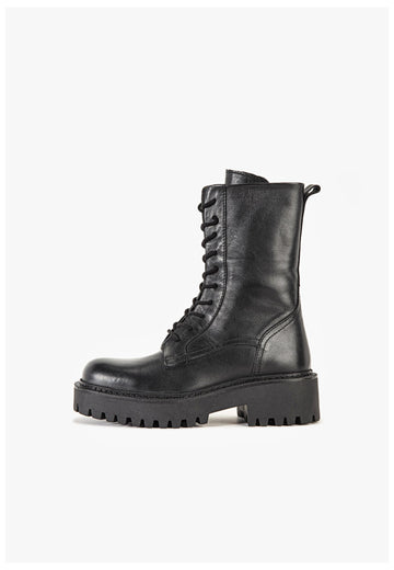 Stiefeletten Inuovo Stiefelette Leder Schwarz