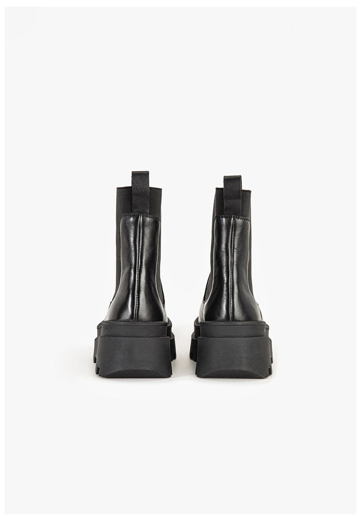 Stiefeletten Inuovo Stiefelette Leder Schwarz