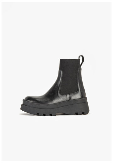 Stiefeletten Inuovo Stiefelette Leder Schwarz