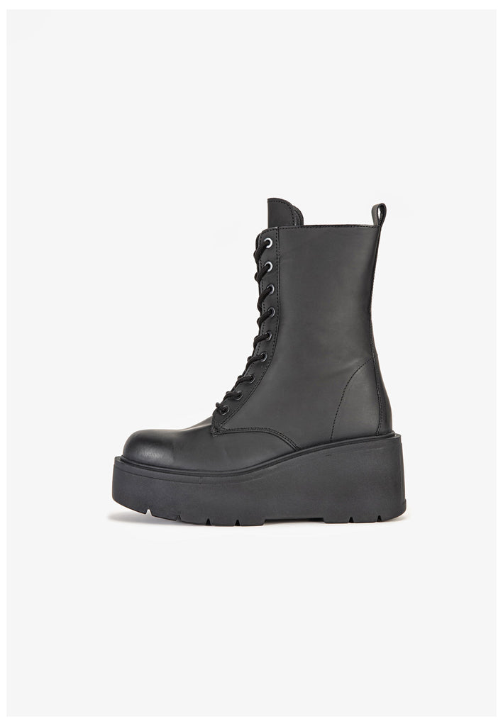 Stiefeletten Inuovo Stiefelette Leder Schwarz