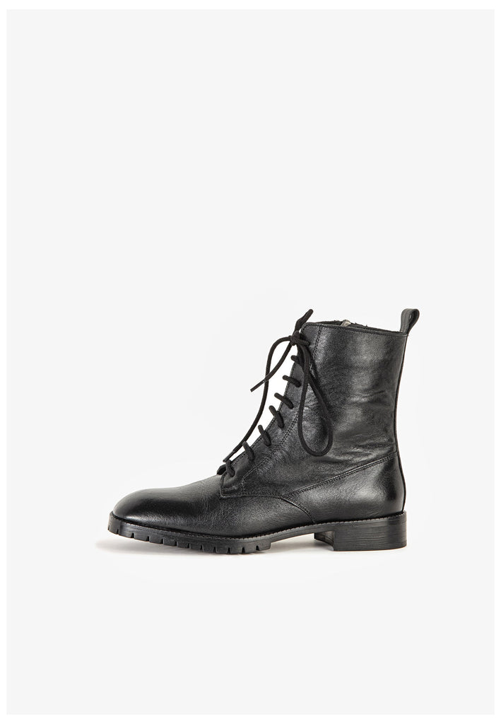 Stiefeletten Inuovo Stiefelette Leder Schwarz