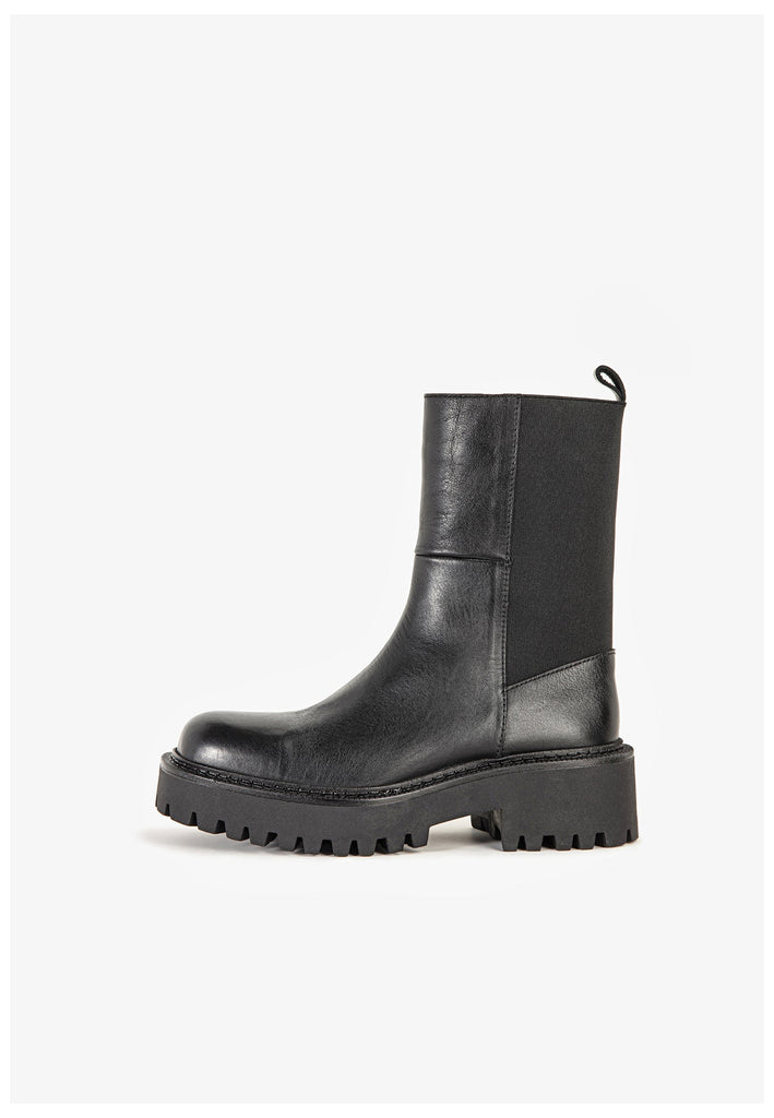 Stiefeletten Inuovo Stiefelette Leder Schwarz