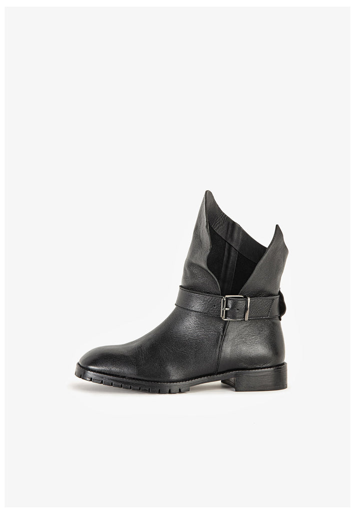 Stiefeletten Inuovo Stiefelette Leder Schwarz