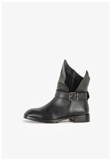 Stiefeletten Inuovo Stiefelette Leder Schwarz